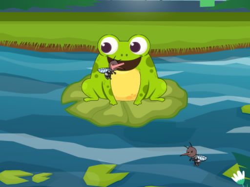 Frog Feast - browser game screenshot