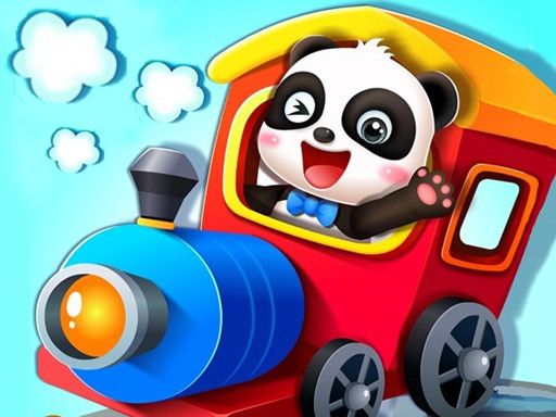 Baby Panda Train Driver - browser game screenshot