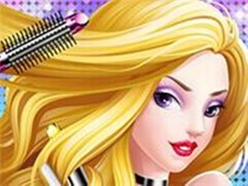 Superstar Hair Salon - Super Hairstylist - browser game screenshot