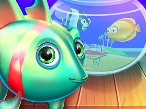 Fish care games: Build your aquarium - browser game screenshot