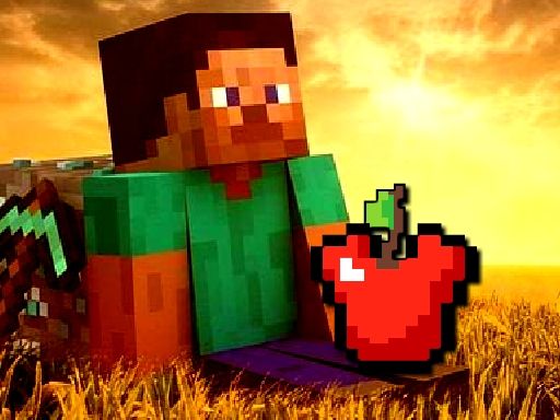 Minecraft Apple Shooter - browser game screenshot
