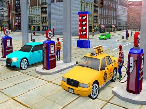 City Taxi Driving Simulator Game 2020 - browser game screenshot