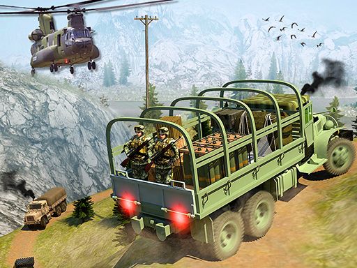 Army Cargo Transport Driving Online - browser game screenshot