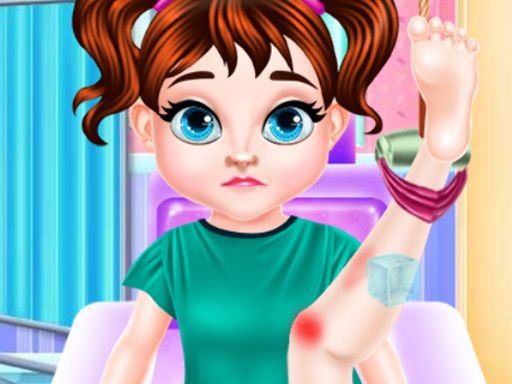 Baby Taylor Ballet Injury Treatment - browser game screenshot