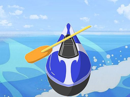 Rowing boat 3d Rowing boat 3d - browser game screenshot