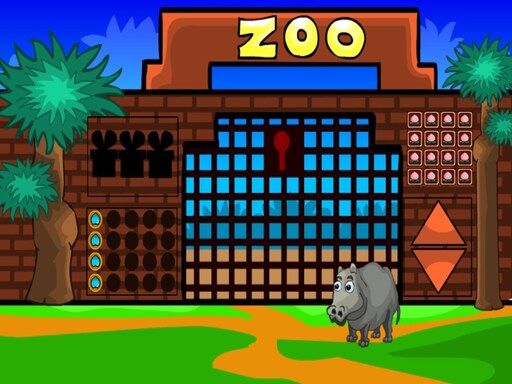 Escape From Zoo - browser game screenshot