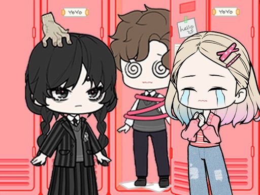School Style Dress Up - browser game screenshot