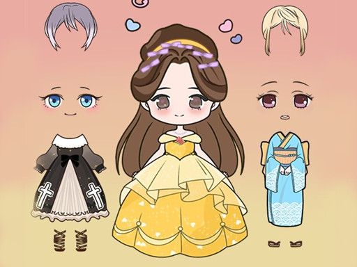 Vivi Doll Dress Up - browser game screenshot