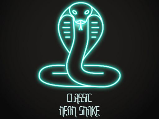 Classic Neon Snake - browser game screenshot