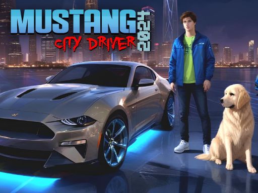Mustang City Driver 2024 - browser game screenshot