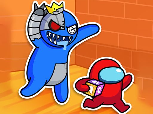 Rainbow Friends Survival Puzzle - browser game screenshot
