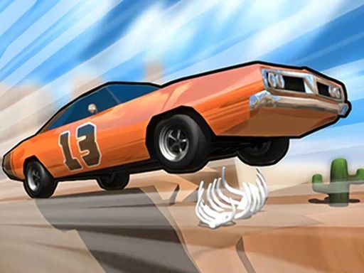 Stunt Car Race - browser game screenshot