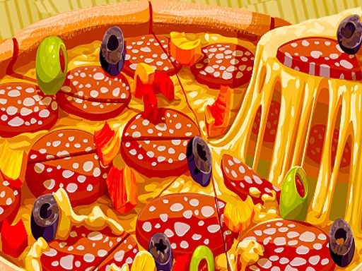 Baking Pizza - browser game screenshot