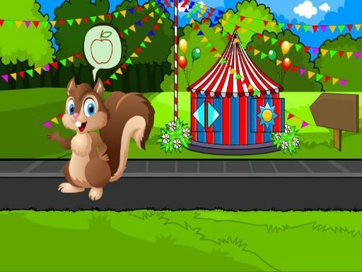 Feed the squirrel Feed the squirrel - browser game screenshot