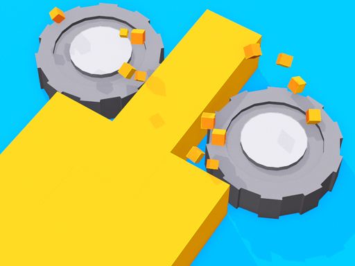 Color Saw Smasher 3D - browser game screenshot