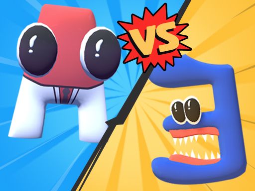 Merge Alphabet 3D - browser game screenshot