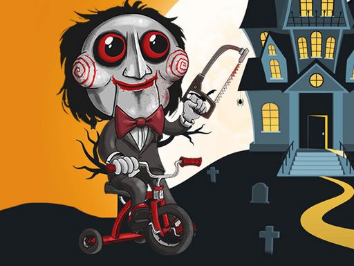 Scary Faces Jigsaw - browser game screenshot