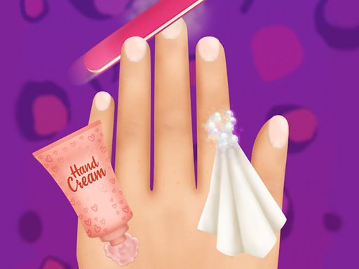 Fashion Nail Salon - browser game screenshot