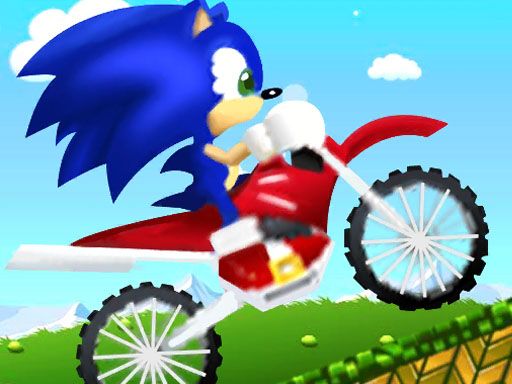 Sonic Hill Climb Racing 2 Boom - browser game screenshot