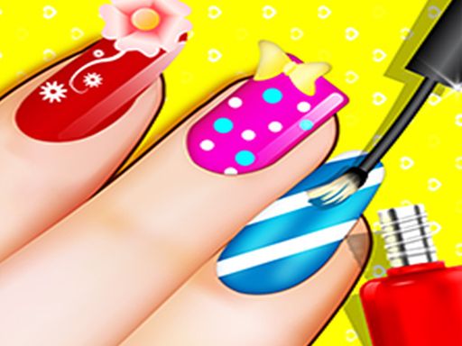 Halloween Nails Saloon Color - browser game screenshot