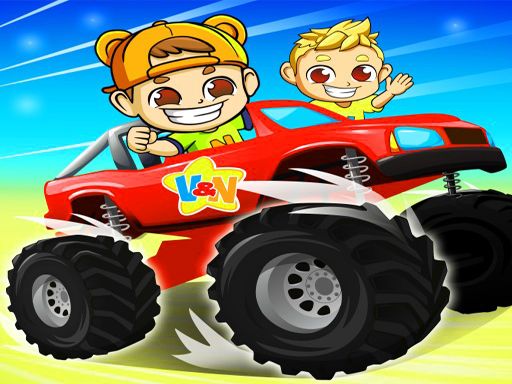 Monster Truck Vlad & Niki Monster Truck Vlad & Niki - browser game screenshot