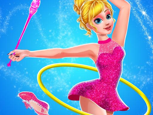 Gymnastic SuperStar Girls Dress Up - browser game screenshot