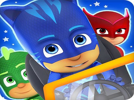 PJ Masks: Superhero racing - browser game screenshot