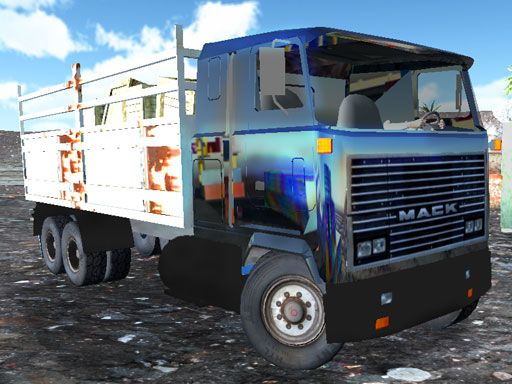 OffRoad Truck In The Rain - browser game screenshot