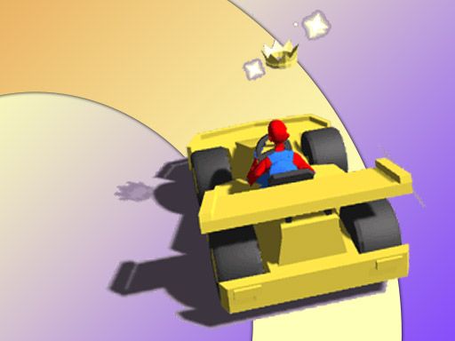 Gliding Car Race - browser game screenshot
