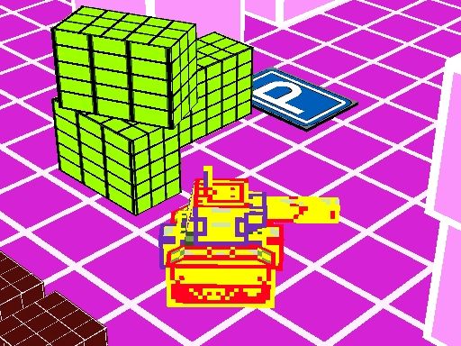 Little Yellow Tank Adventure - browser game screenshot