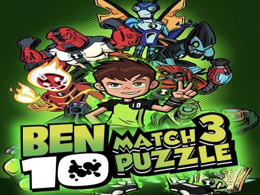 Ben 10 Match 3 Puzzle Challange - browser game screenshot