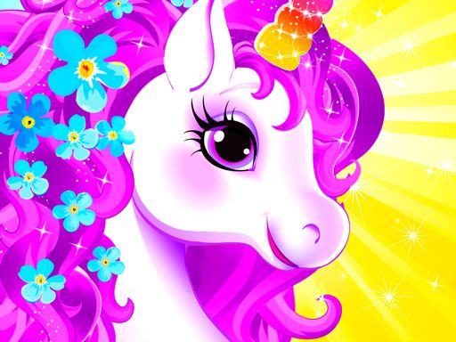 Unicorn Dress Up - Girls Games - browser game screenshot