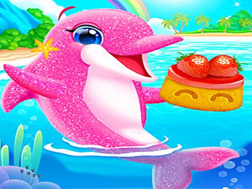 My Twin Dolphin Baby Care - browser game screenshot