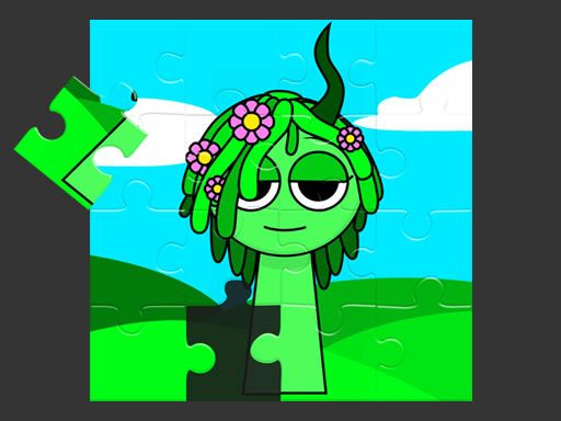 Sprunki Jigsaw - browser game screenshot