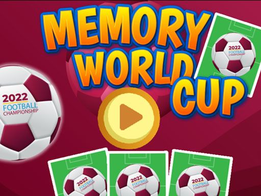Memory World Cup - browser game screenshot