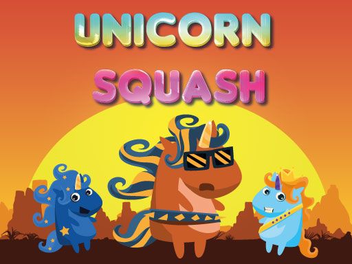 Unicorn Squash - browser game screenshot