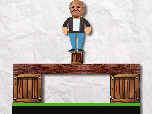 Trump Ragdoll 2 - browser game screenshot