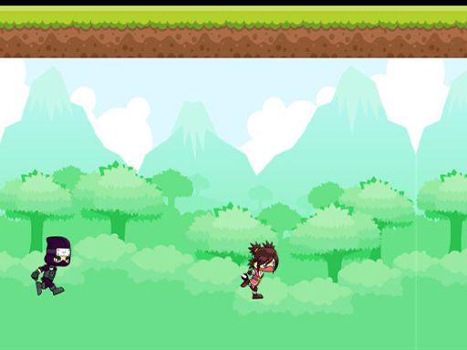 Kunoichi Run - browser game screenshot