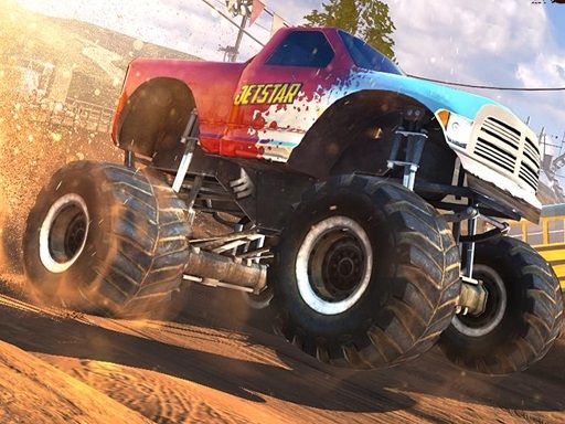  Monster Truck Supra Race - browser game screenshot