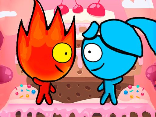 RedBoy and BlueGirl 4: Candy Worlds - browser game screenshot