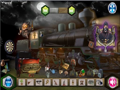 Scary Train Station - browser game screenshot