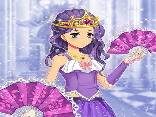 Anime Princess Kawaii Dress Up - browser game screenshot