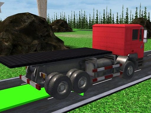 Truck Driving Construction Transport - browser game screenshot
