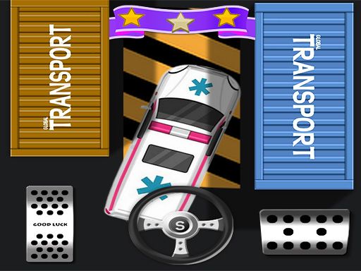 Ambulance Parking - browser game screenshot