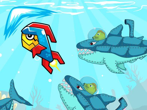 Robot Fish - browser game screenshot