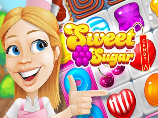 Candy Sweet Sugar - Match 3 - browser game screenshot