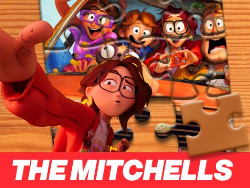 The Mitchells vs the Machines Jigsaw Puzzle - browser game screenshot