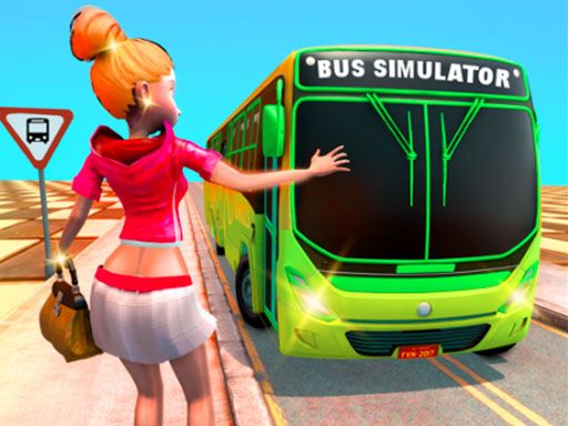 Passenger Bus Taxi Driving Simulator - browser game screenshot