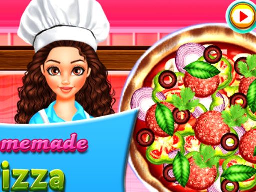 HOMEMADE PIZZA COOKING - browser game screenshot