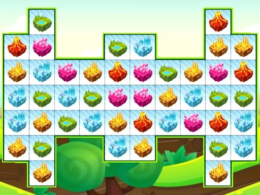 Islands Match Deluxe - browser game screenshot